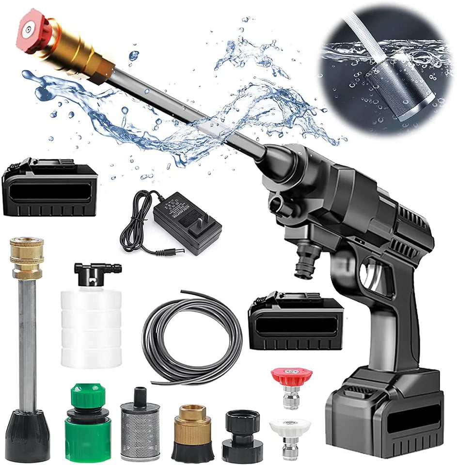 48V Rechargeable Cordless Pressure Washer Gun