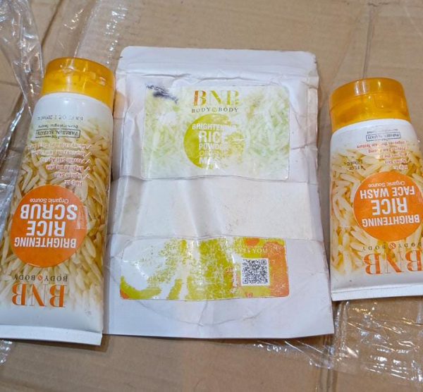 BNB Whitening Rice Extract Bright & Glow Kit