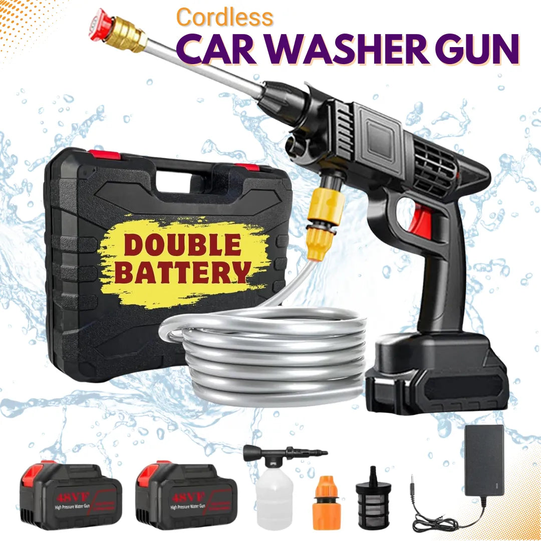 48V Rechargeable Cordless Pressure Washer Gun